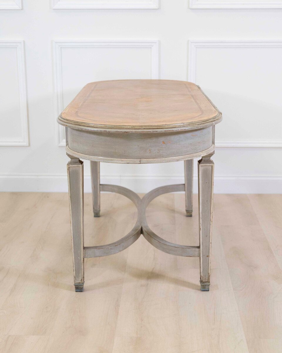 French 20th Century Painted Cutting Table - JAA