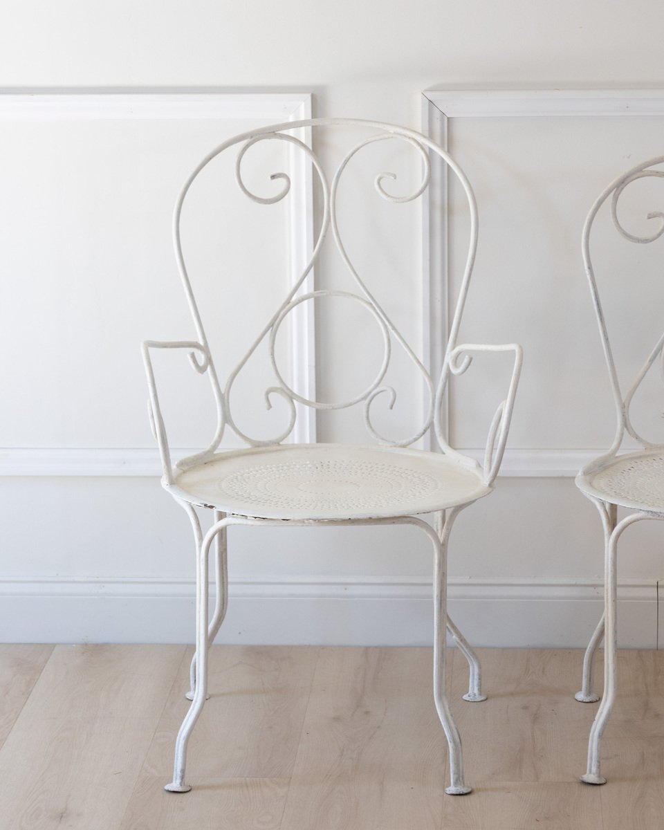 20th Century Wrought Iron Garden Furniture Set - JAA