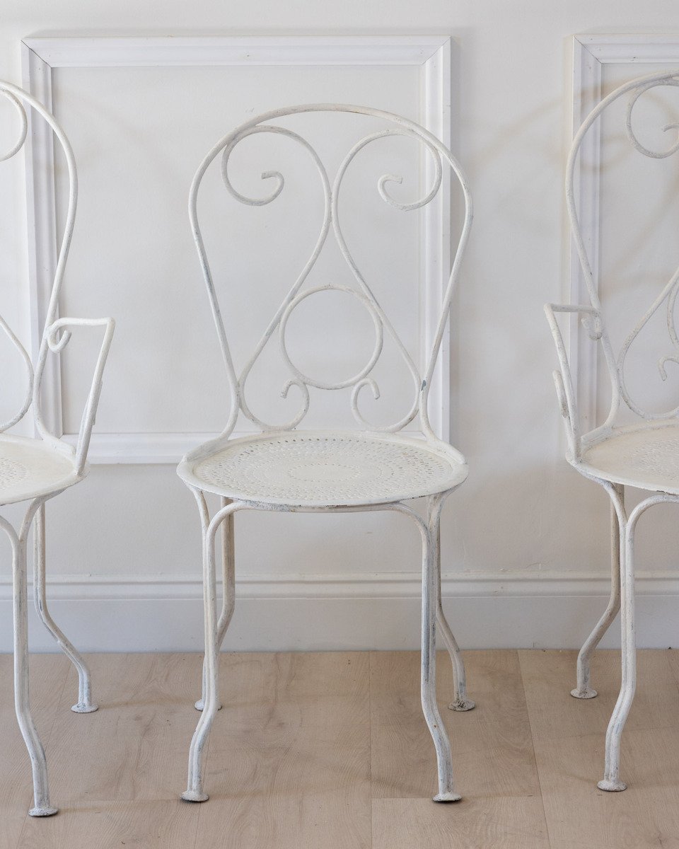 20th Century Wrought Iron Garden Furniture Set - JAA