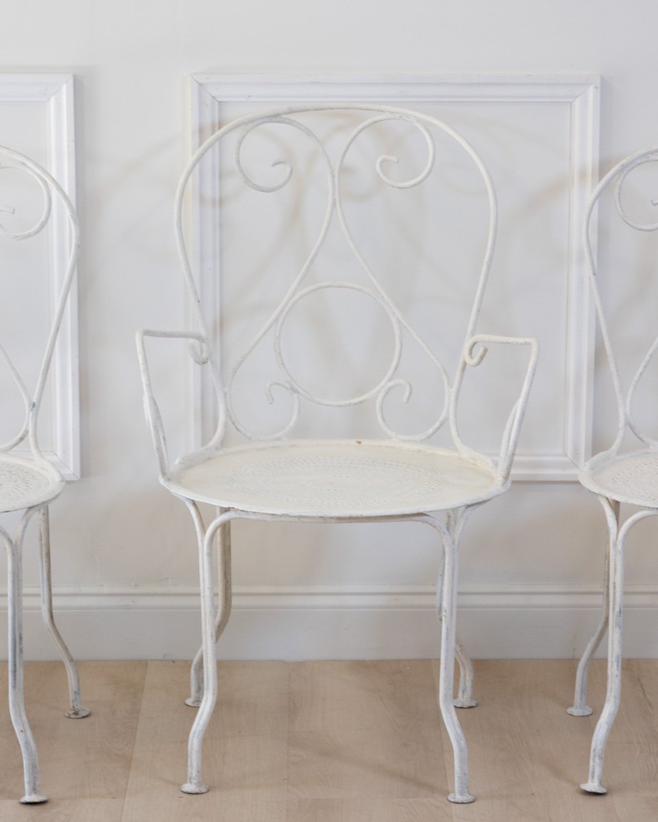 20th Century Wrought Iron Garden Furniture Set - JAA