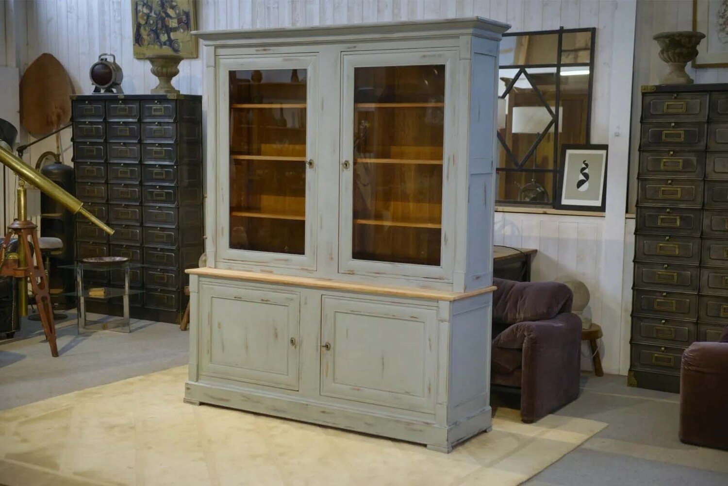 Crozatier Two-Piece Buffet 1980s. - JAA
