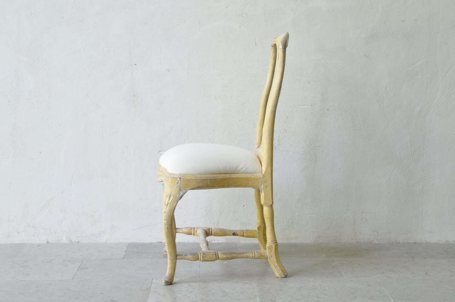 Swedish Rococo Chair in Original Paint, Stockholm, circa 1760 - JAA