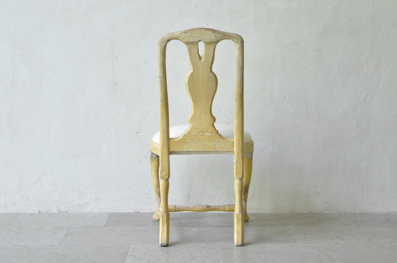 Swedish Rococo Chair in Original Paint, Stockholm, circa 1760 - JAA