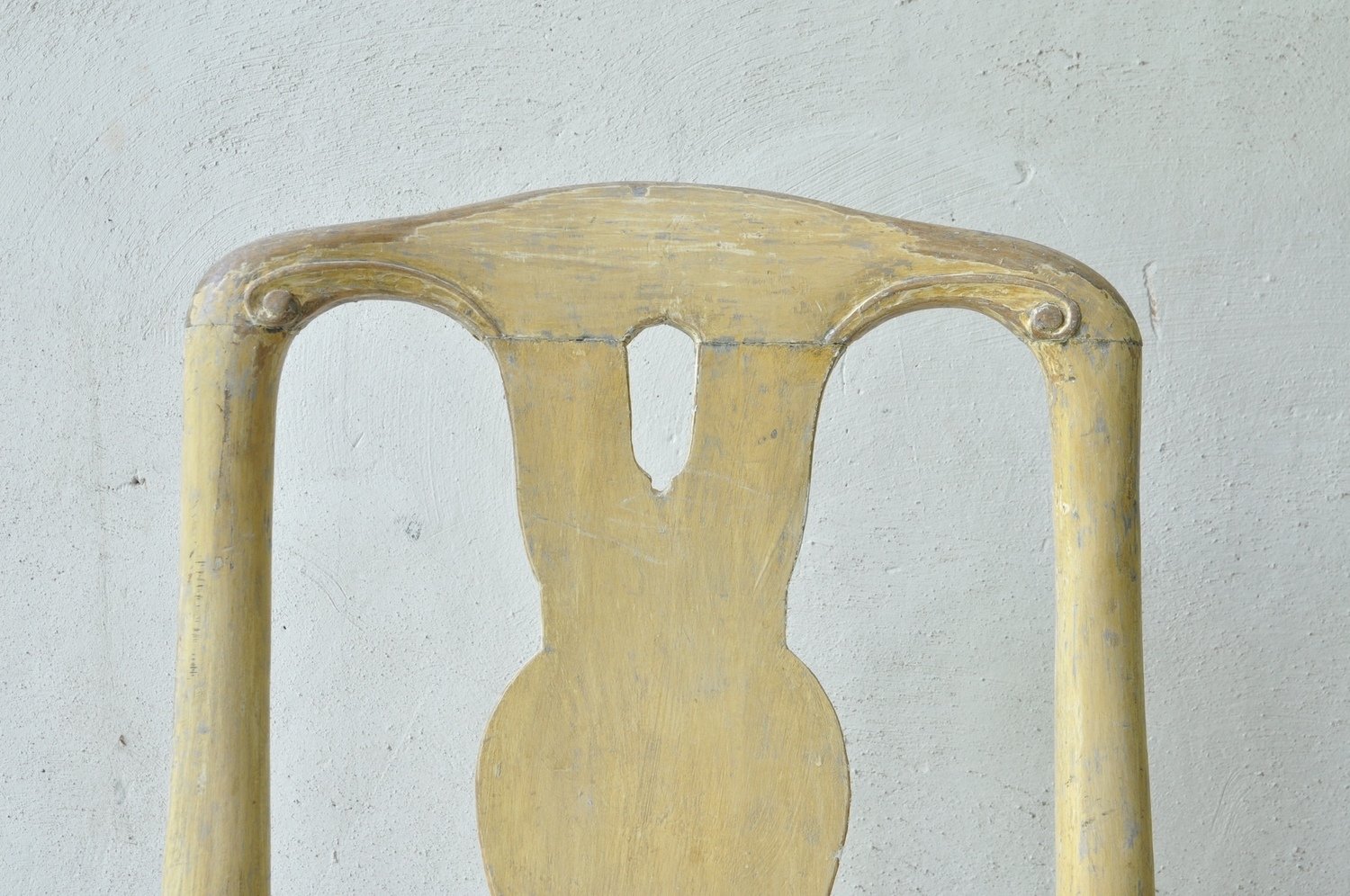 Swedish Rococo Chair in Original Paint, Stockholm, circa 1760 - JAA