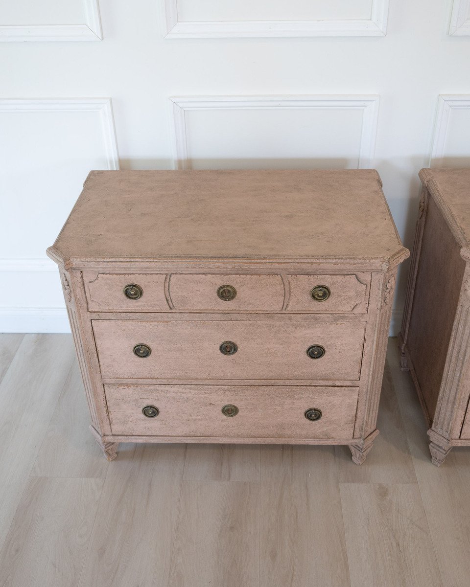 Pair of Swedish Commodes, circa 1860 - JAA