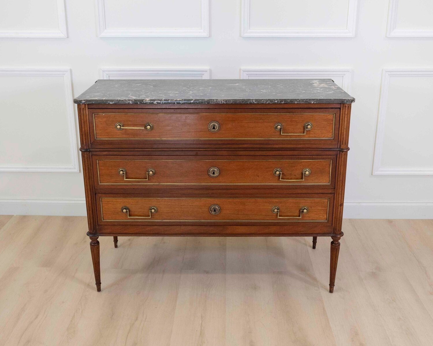 On Hold - Antique Directoire French Commode, Circa 1850 - JAA