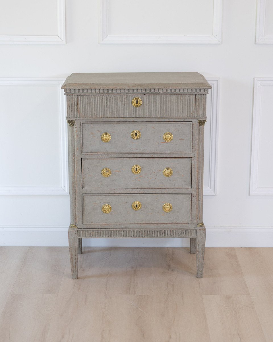 Swedish Painted Chest of Drawers, circa 1840 - JAA
