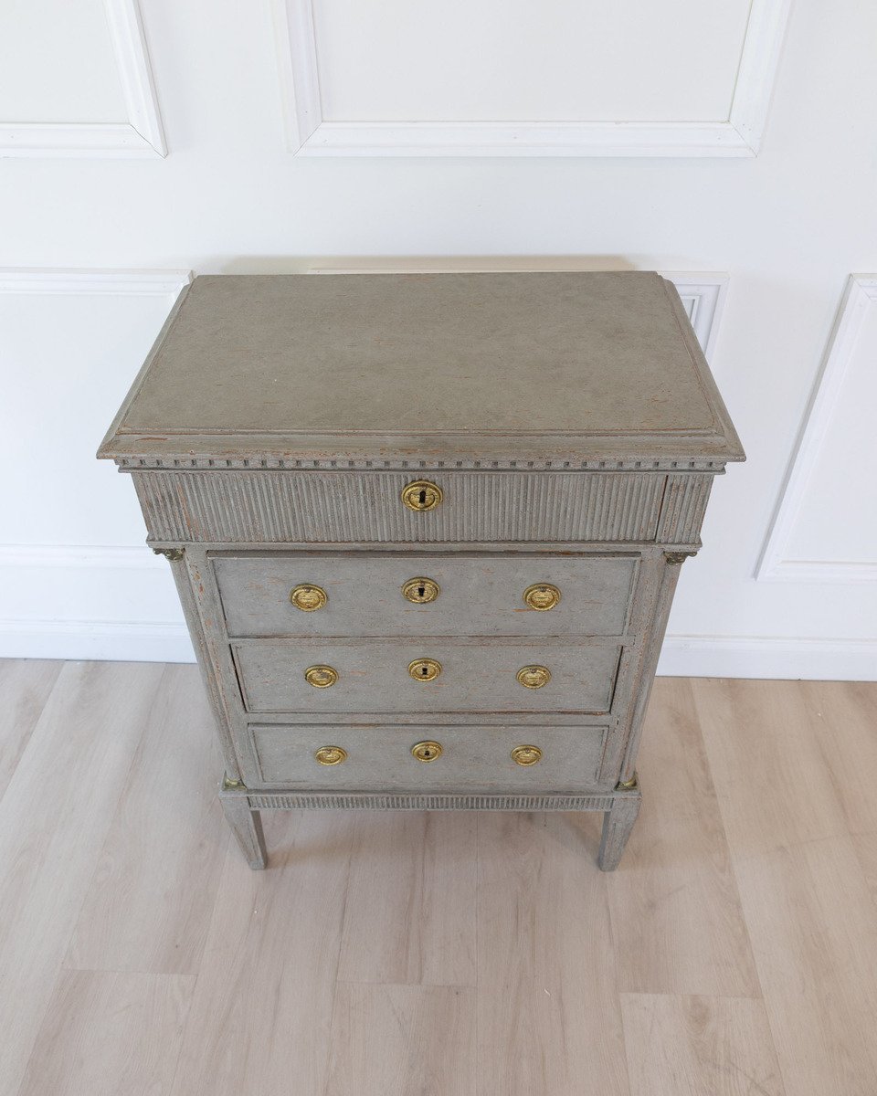 Swedish Painted Chest of Drawers, circa 1840 - JAA