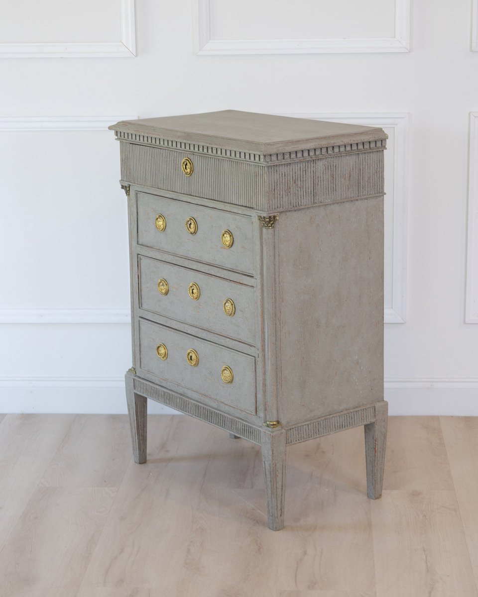 Swedish Painted Chest of Drawers, circa 1840 - JAA