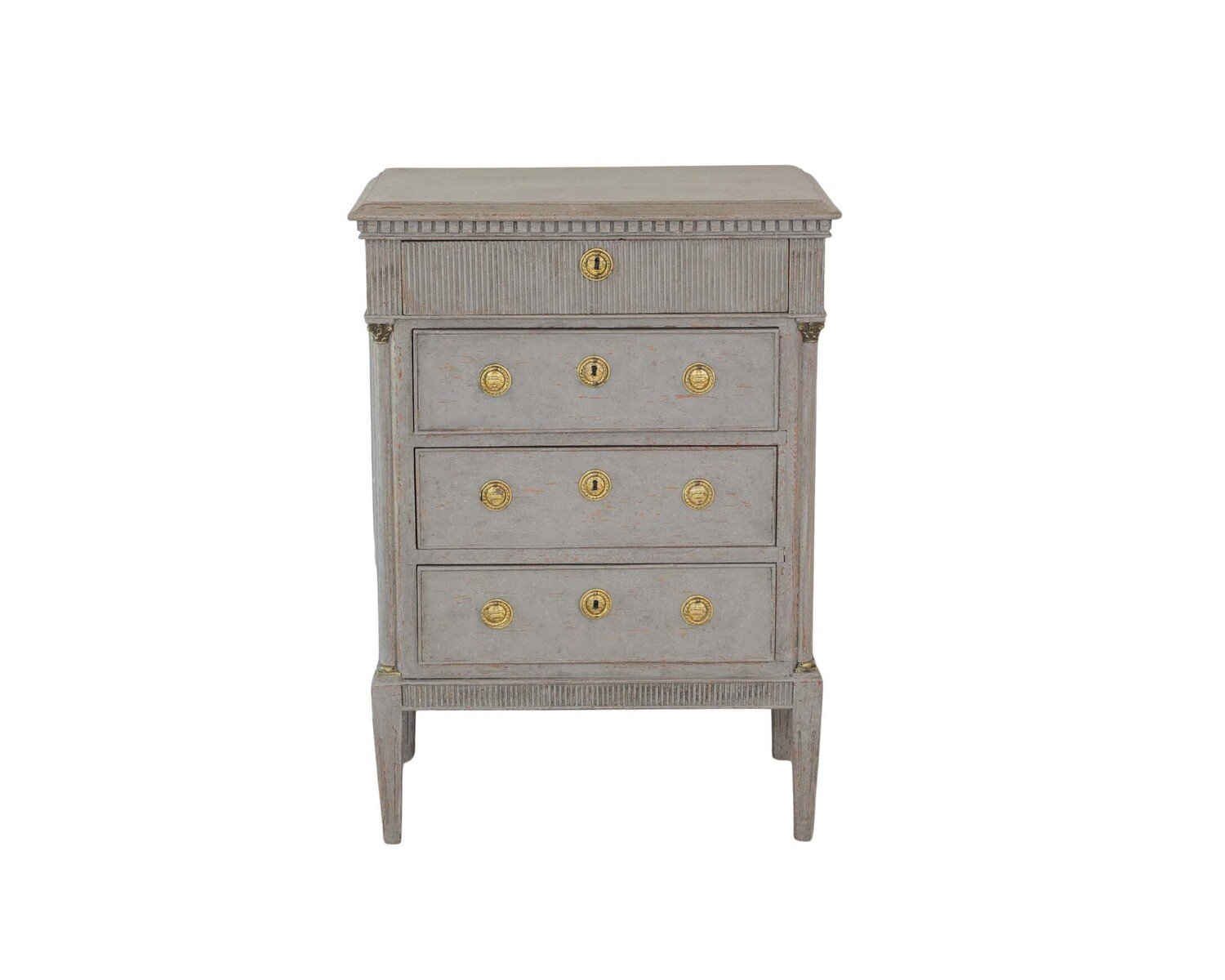 Swedish Painted Chest of Drawers, circa 1840