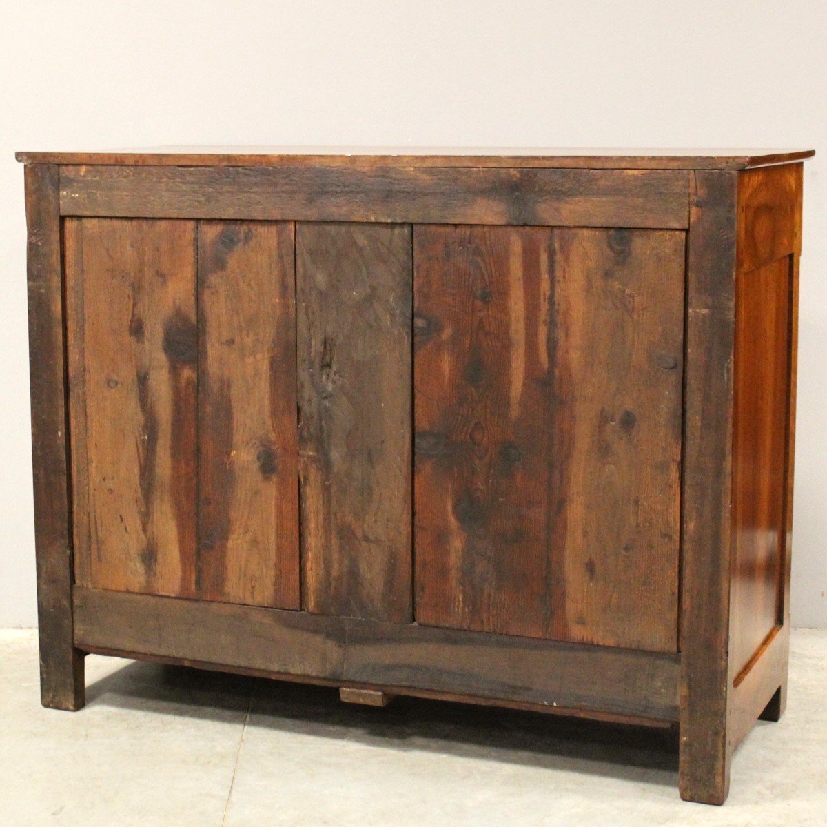 Italian Walnut Buffet with Gilt Capitals, 19th Century - JAA