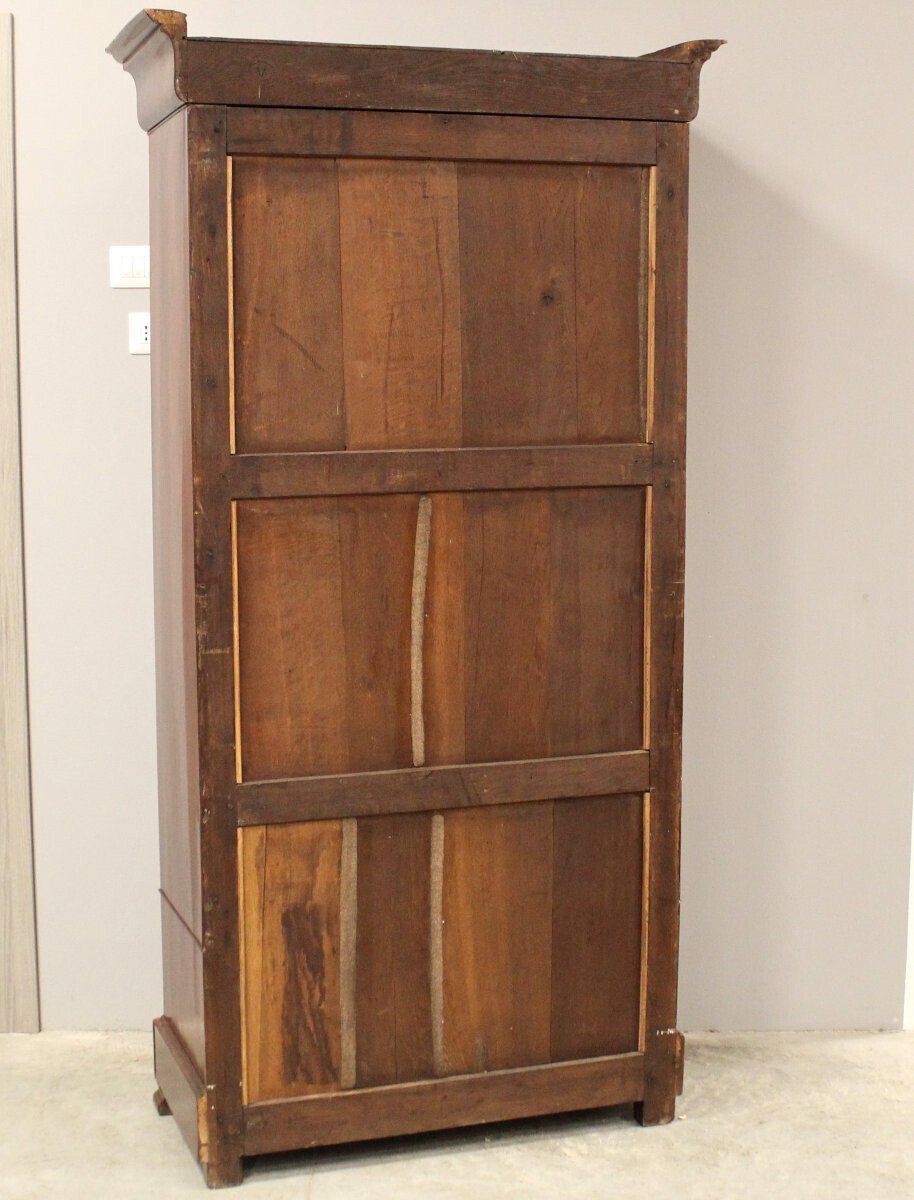 Louis Philippe Flame Mahogany Vitrine, Second Half 19th Century - JAA