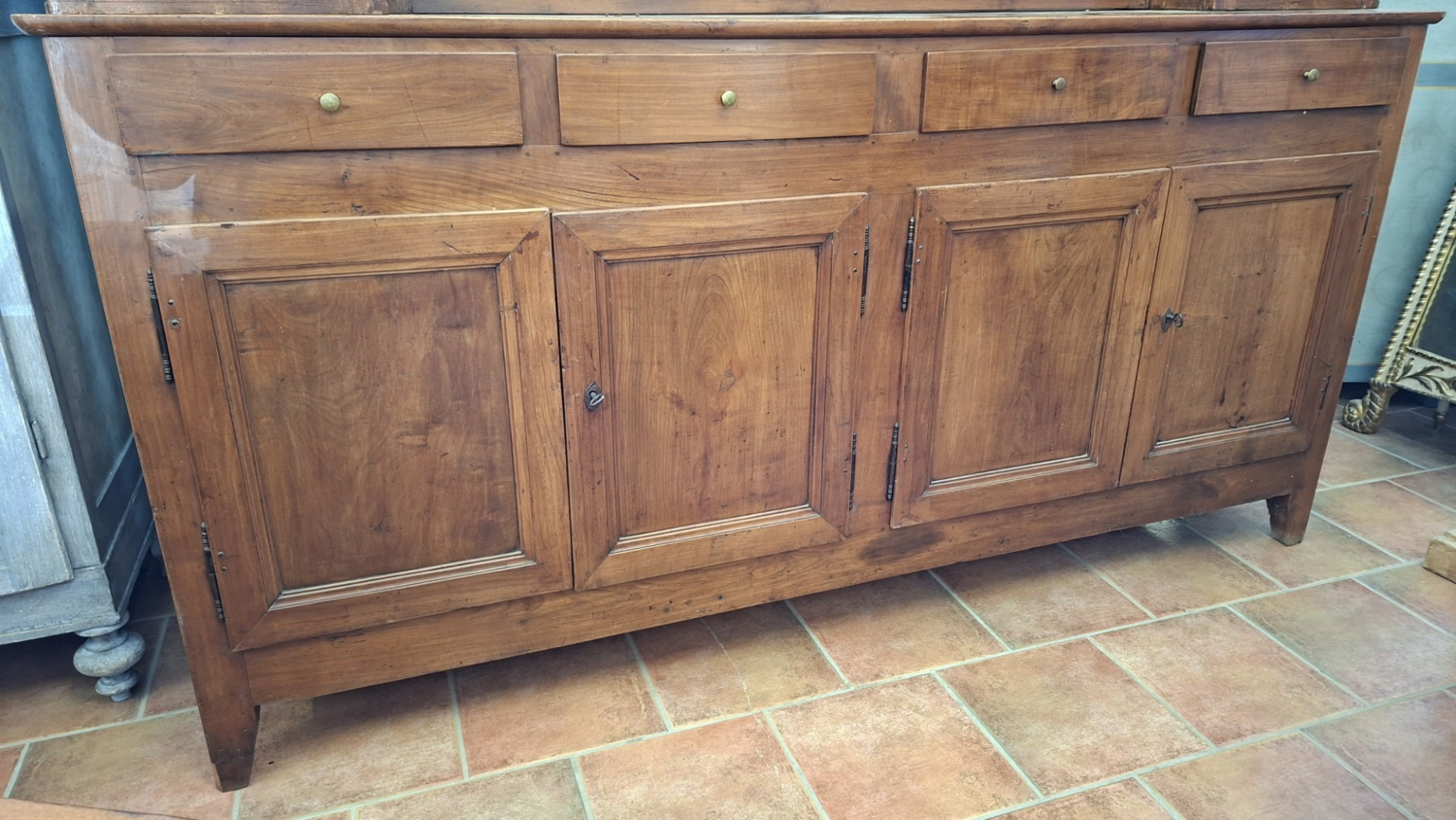 Large Italian Cherry and Larch Sideboard, First Half 19th Century - JAA