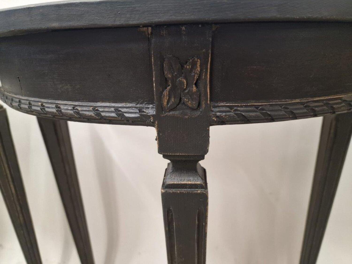 Pair of Swedish Demi-Lune Console Tables, circa 1880 - JAA