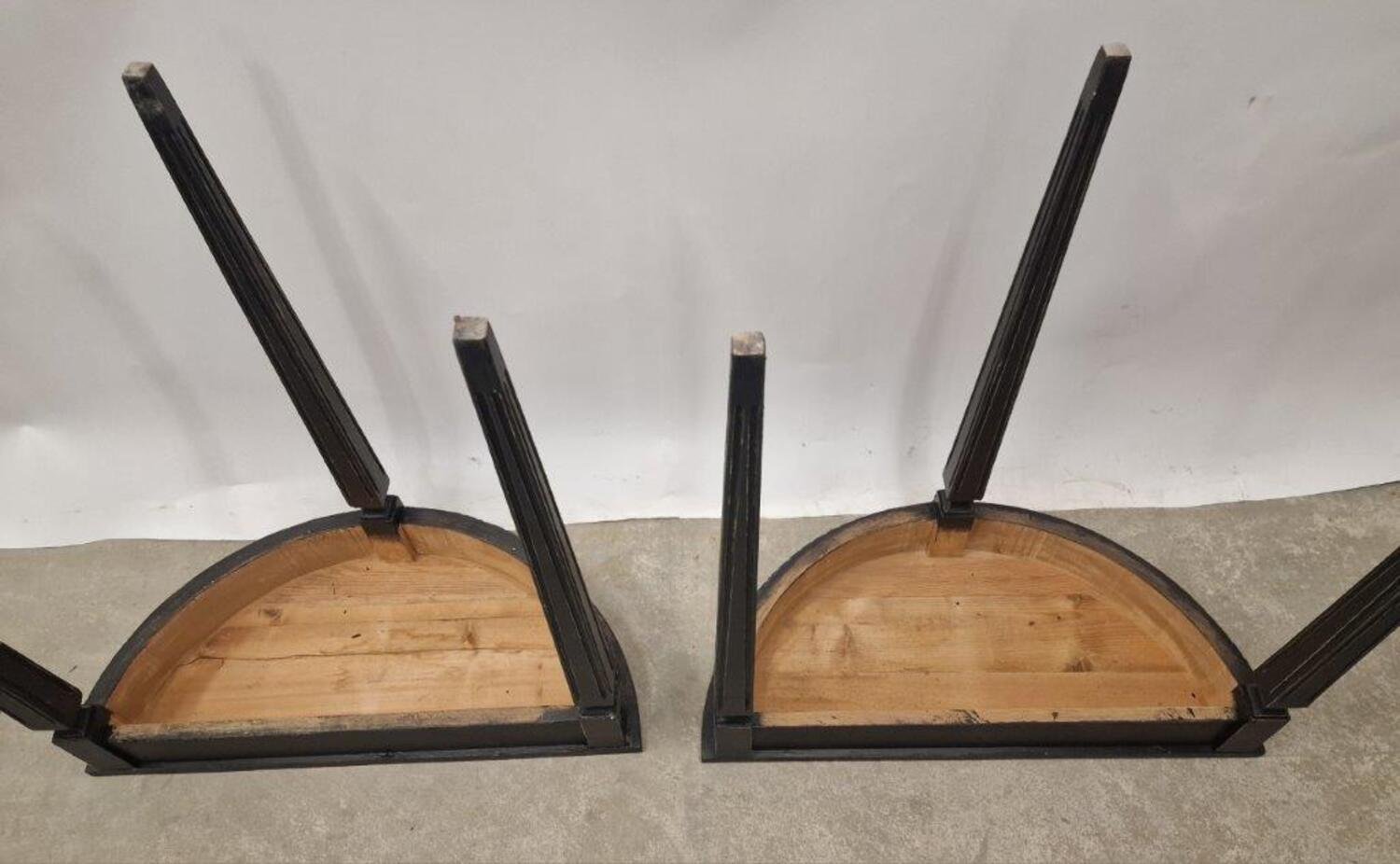 Pair of Swedish Demi-Lune Console Tables, circa 1880 - JAA