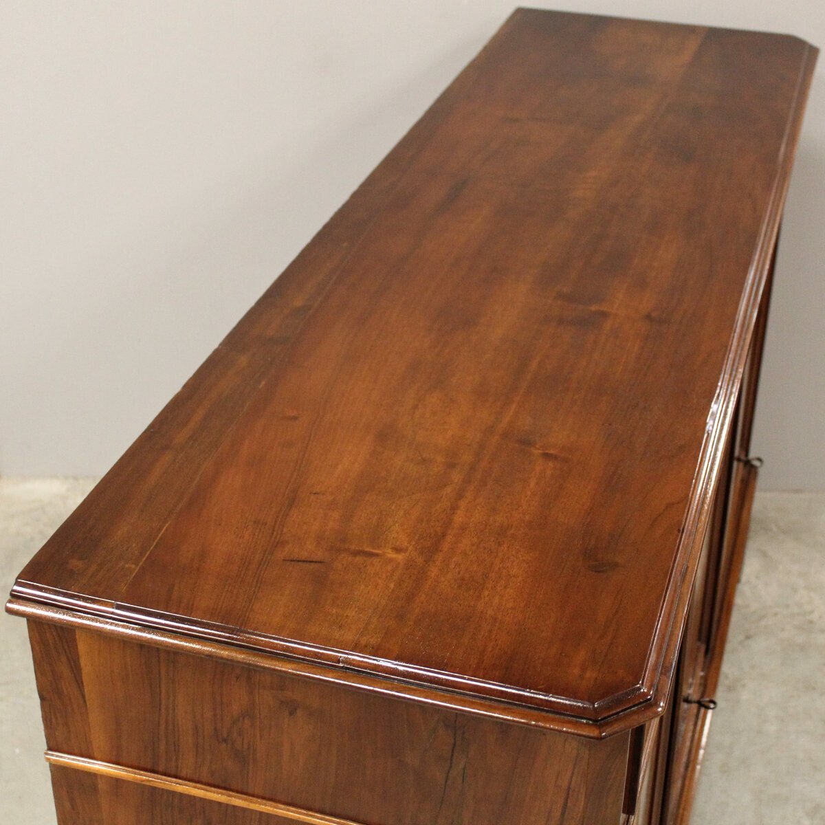 Italian Louis Philippe Walnut Three-Door Sideboard, Mid-19th Century - JAA