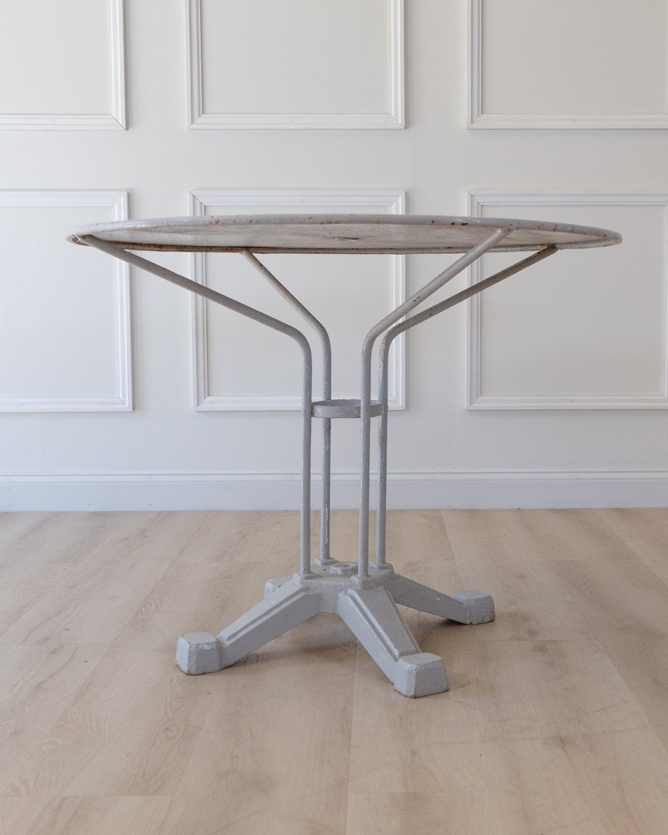 French Round Garden Table, 20th Century - JAA