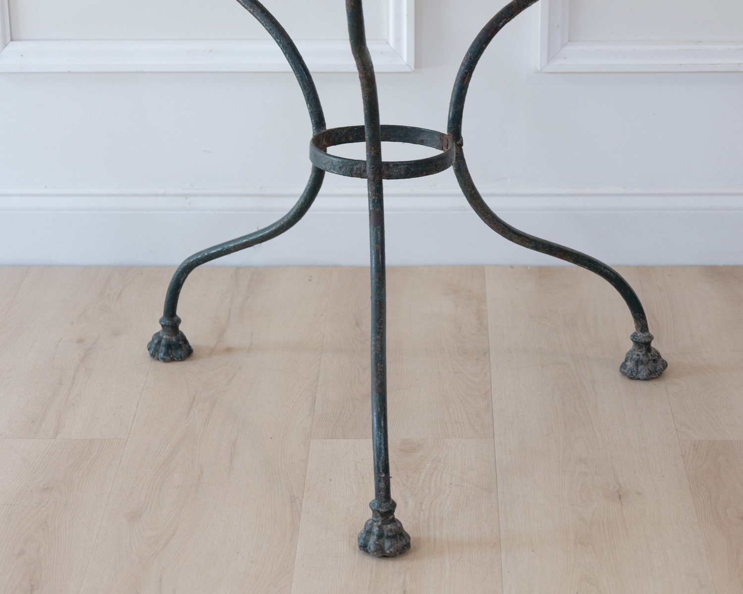 19th Century French Carrara Marble Garden Table - JAA