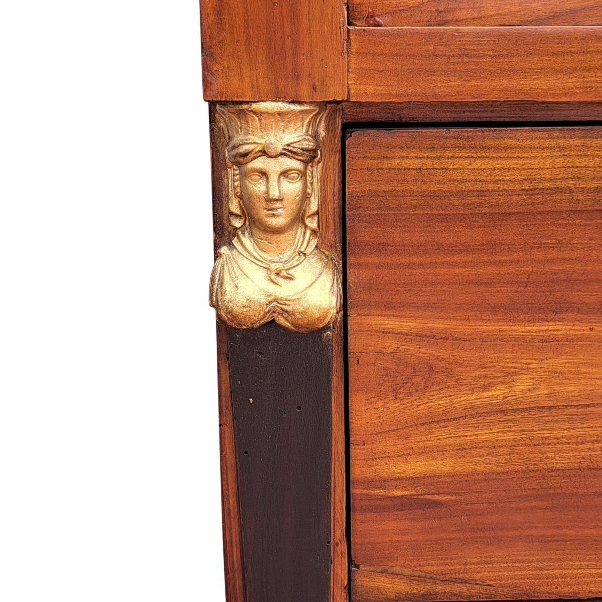 Retour d'Egypte Cherrywood Commode with Sphinx Mounts, Italy, circa 1800 - JAA