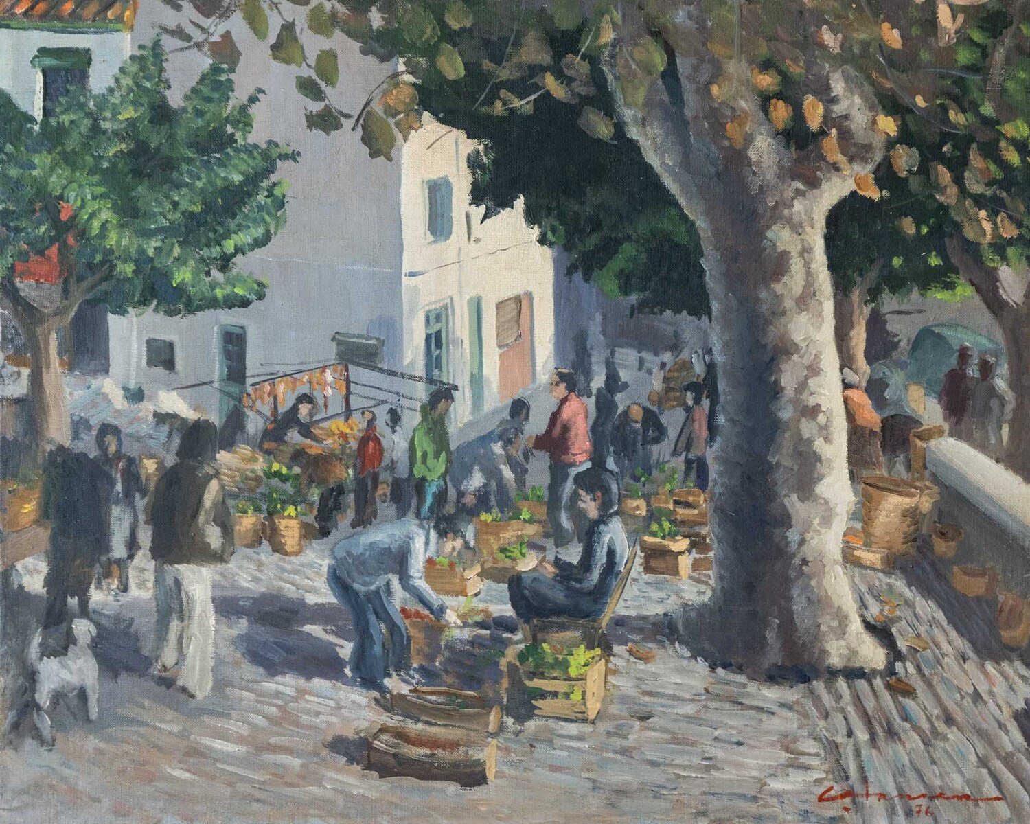 20th Century Flower Market - JAA