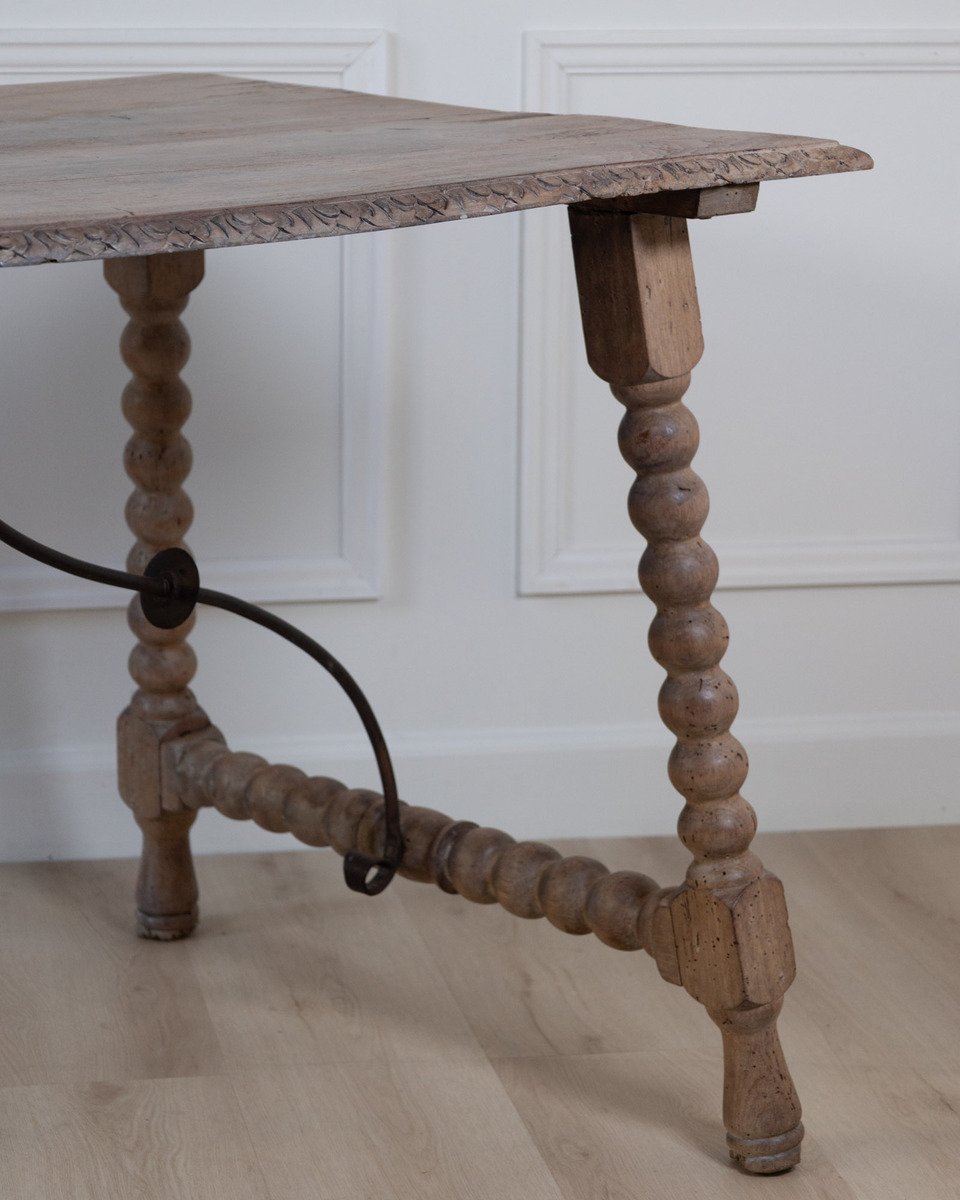 19th Century Spanish Walnut Table - JAA