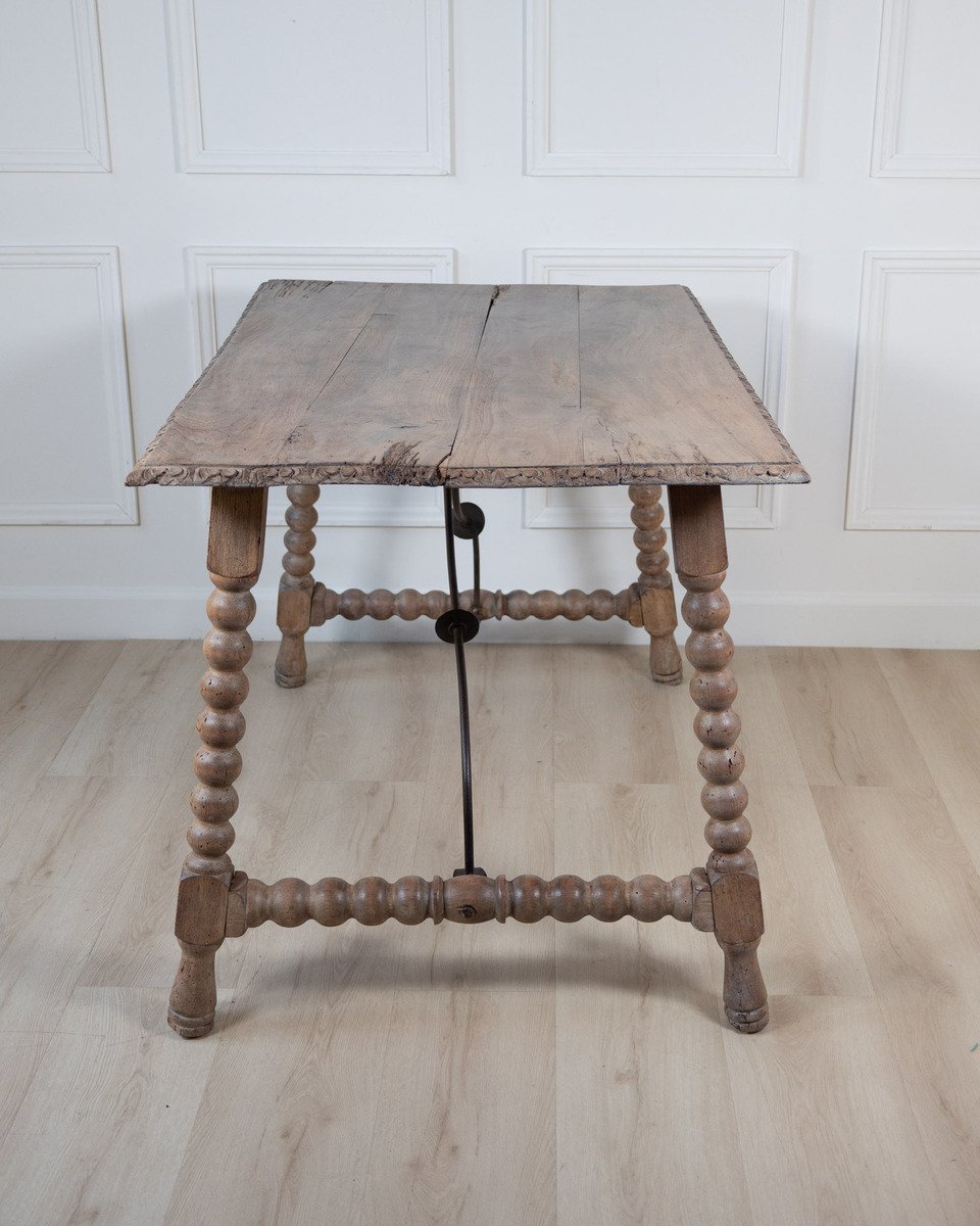 19th Century Spanish Walnut Table - JAA