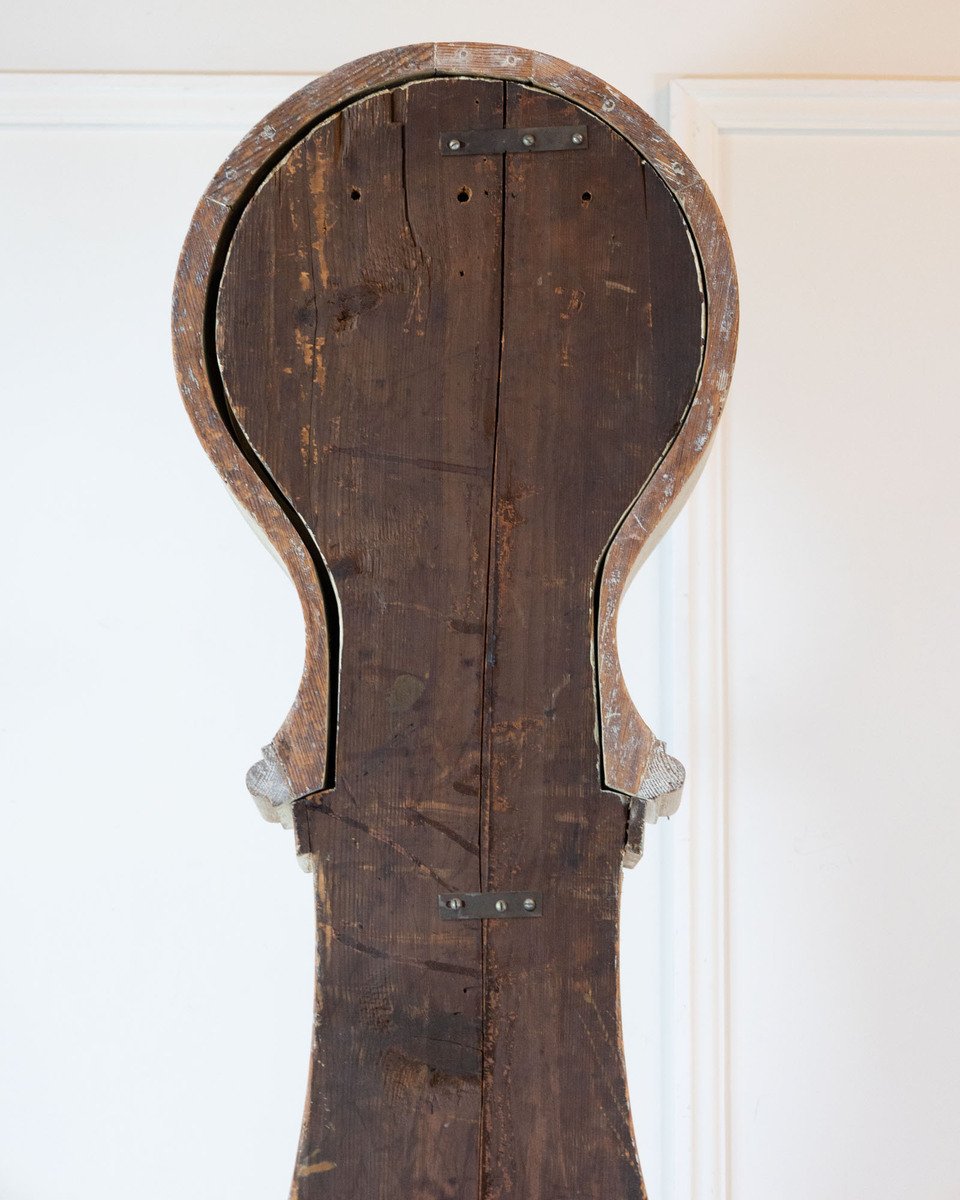 Gustavian Tall Case Clock in Original Paint, circa 1820 - JAA
