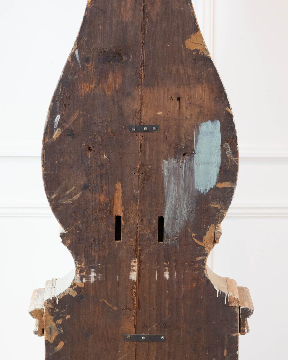 Gustavian Tall Case Clock in Original Paint, circa 1820 - JAA