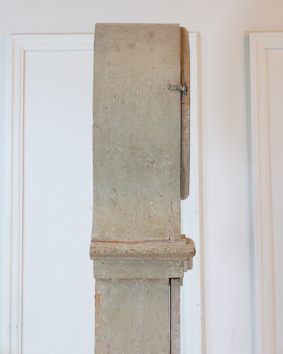 Gustavian Tall Case Clock in Original Paint, circa 1820 - JAA