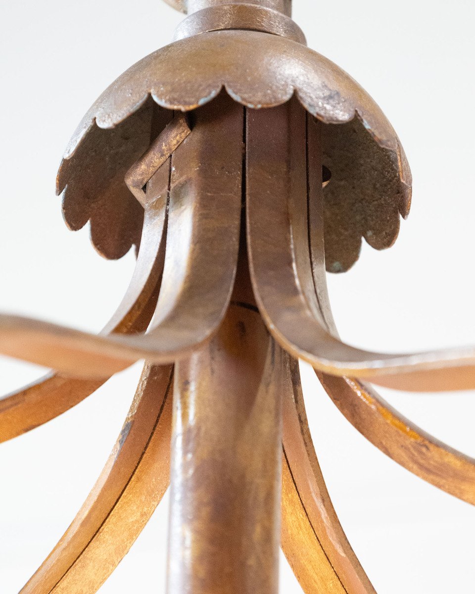 English 21st Century Gilt Brass Gothic-Style Lantern - JAA