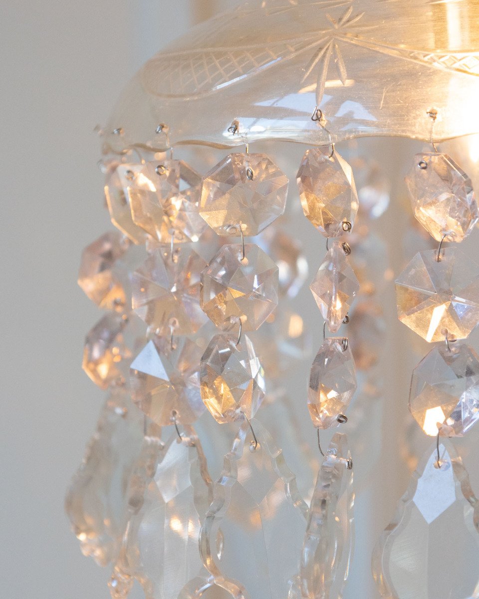Pair of French Crystal Lights - JAA