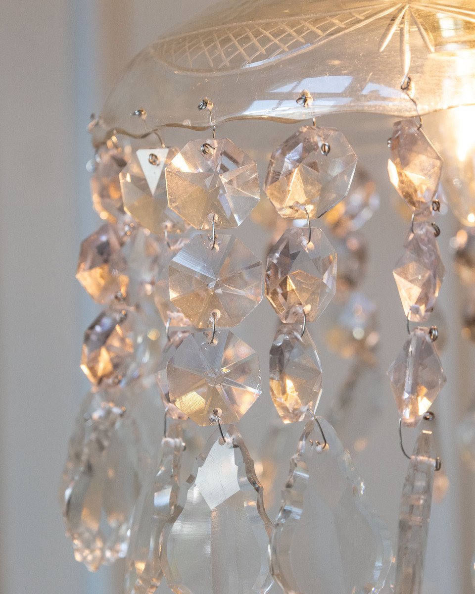 Pair of French Crystal Lights - JAA