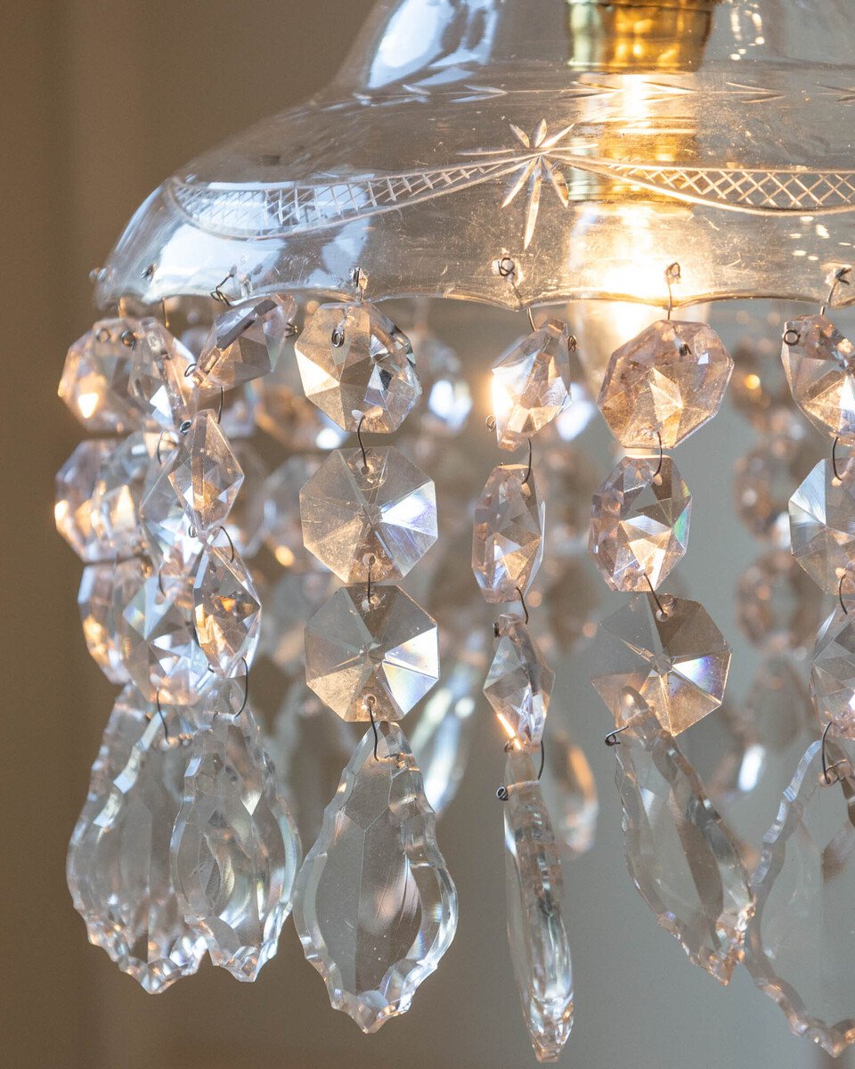 Pair of French Crystal Lights - JAA