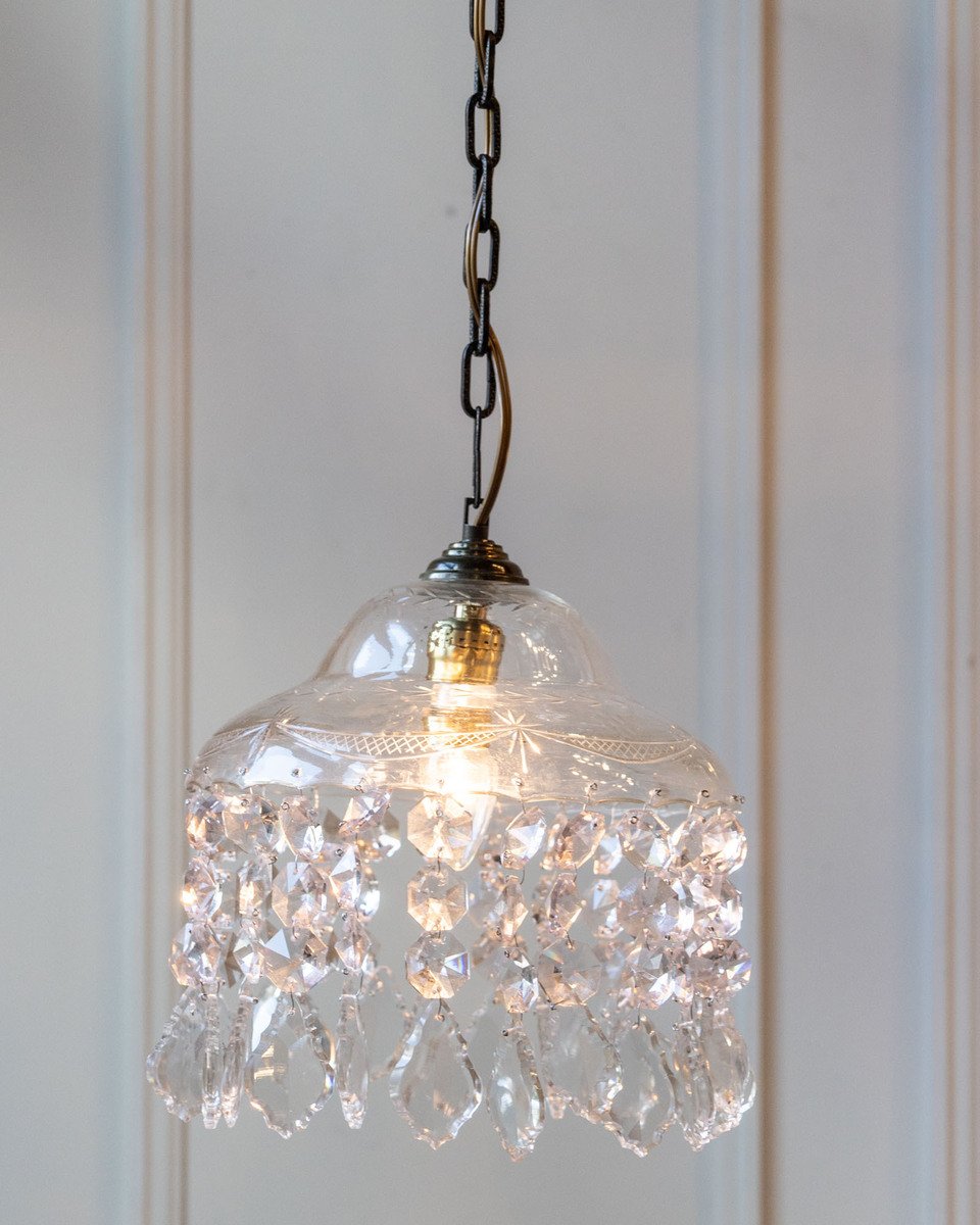 Pair of French Crystal Lights - JAA