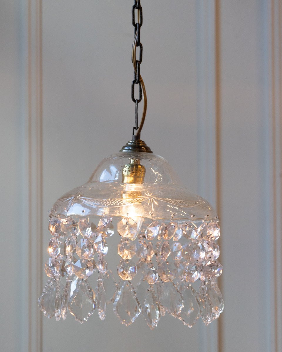 Pair of French Crystal Lights - JAA