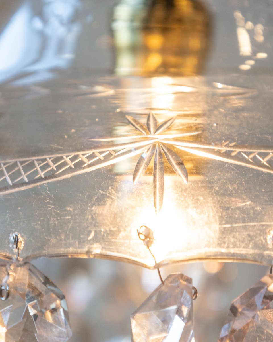 Pair of French Crystal Lights - JAA