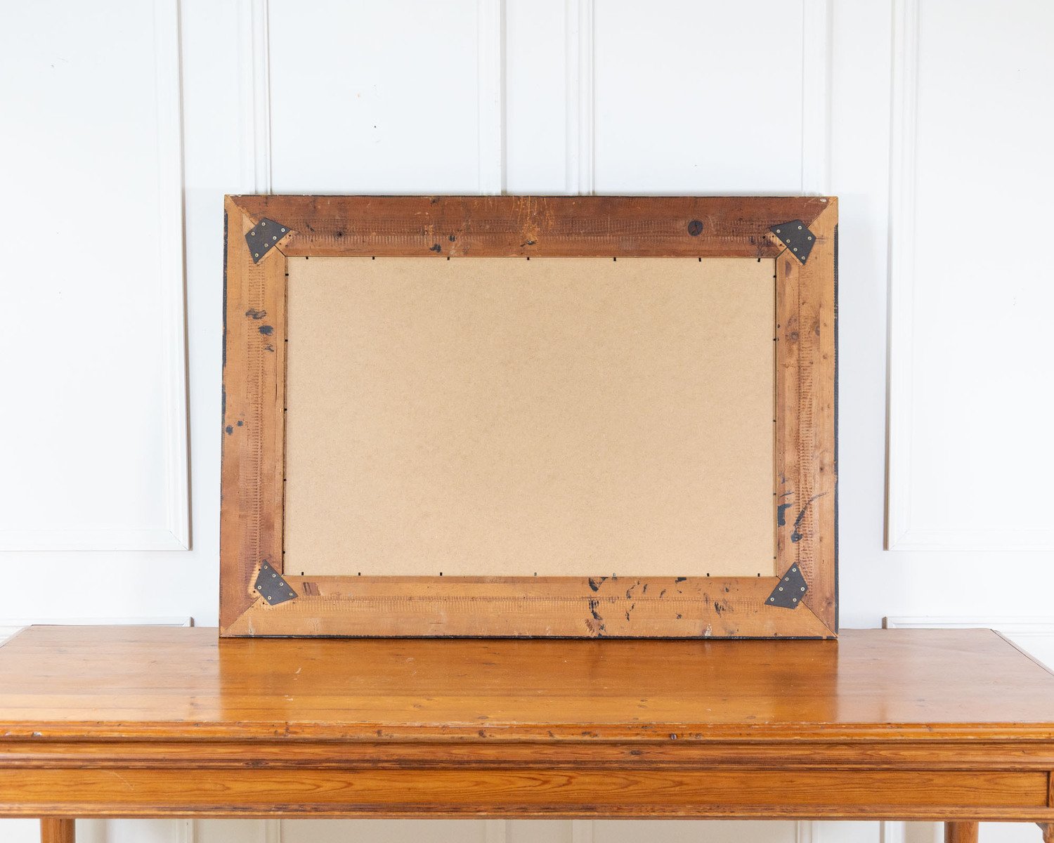 Large 19th Century Italian Ebonized Wall Mirror - JAA