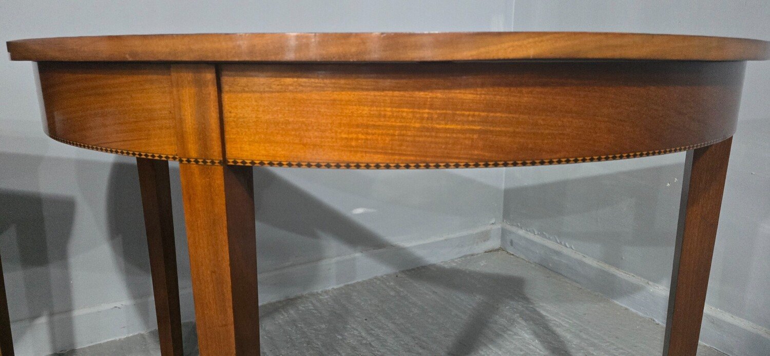Fine Pair Regency Mahogany Console Tables - JAA