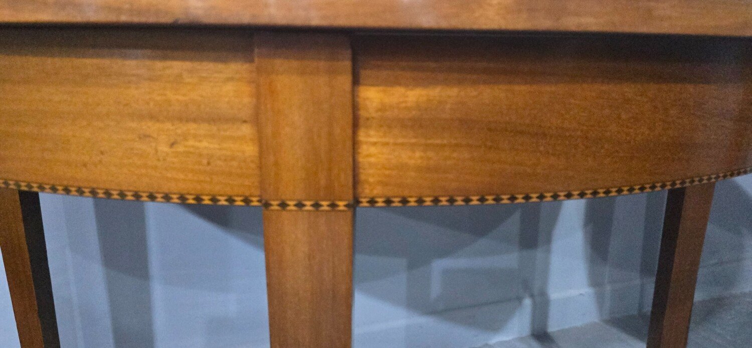 Fine Pair Regency Mahogany Console Tables - JAA