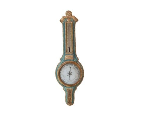Louis XVI period barometer and thermometer