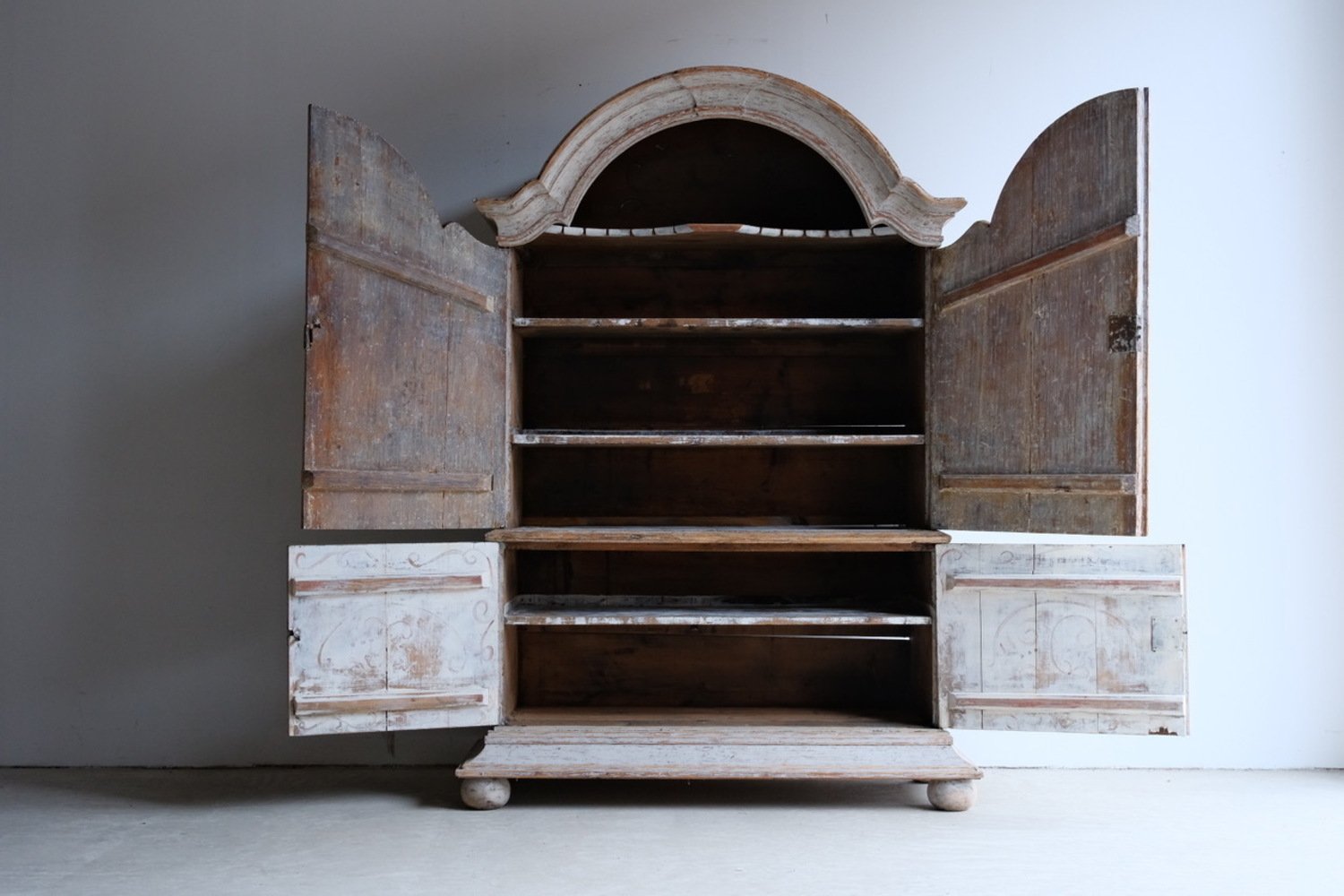 Original Painted Rococo Cabinet Circa 1780 - JAA