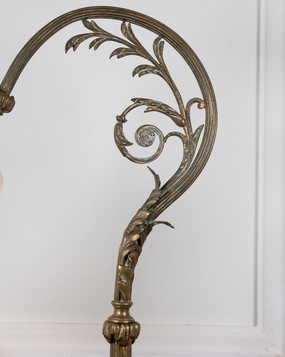 French 19th Century Gilt Bronze Desk Lamp - JAA