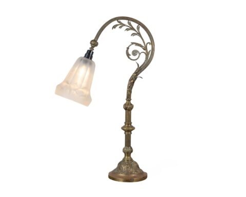 French 19th Century Gilt Bronze Desk Lamp