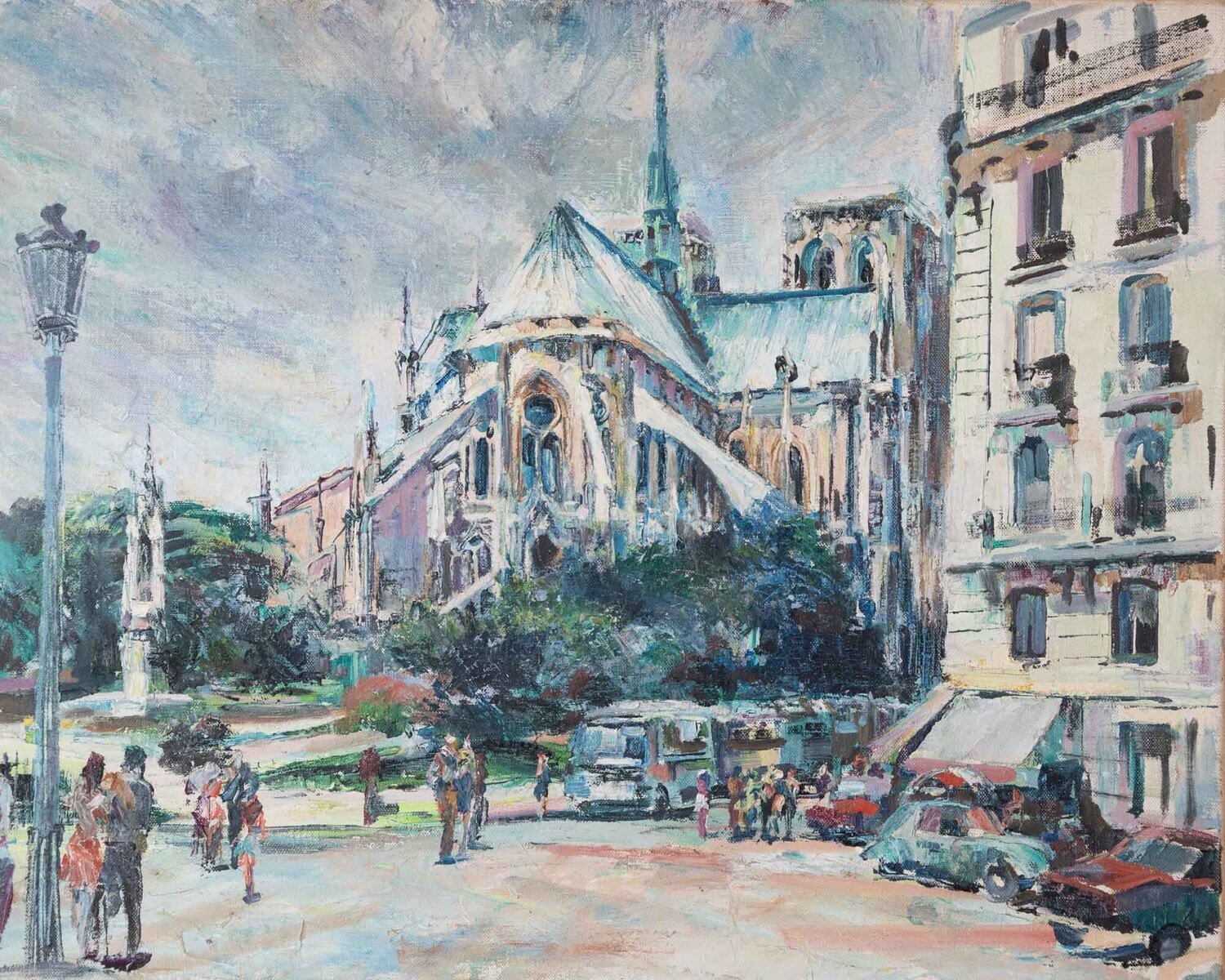 Paris Painting From The 60s - JAA