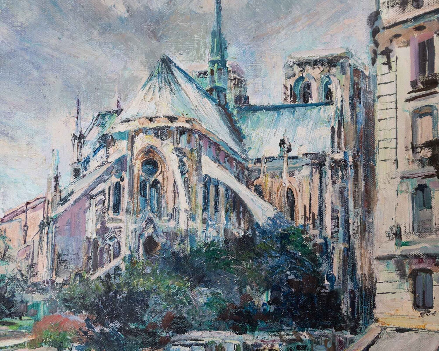 Paris Painting From The 60s - JAA