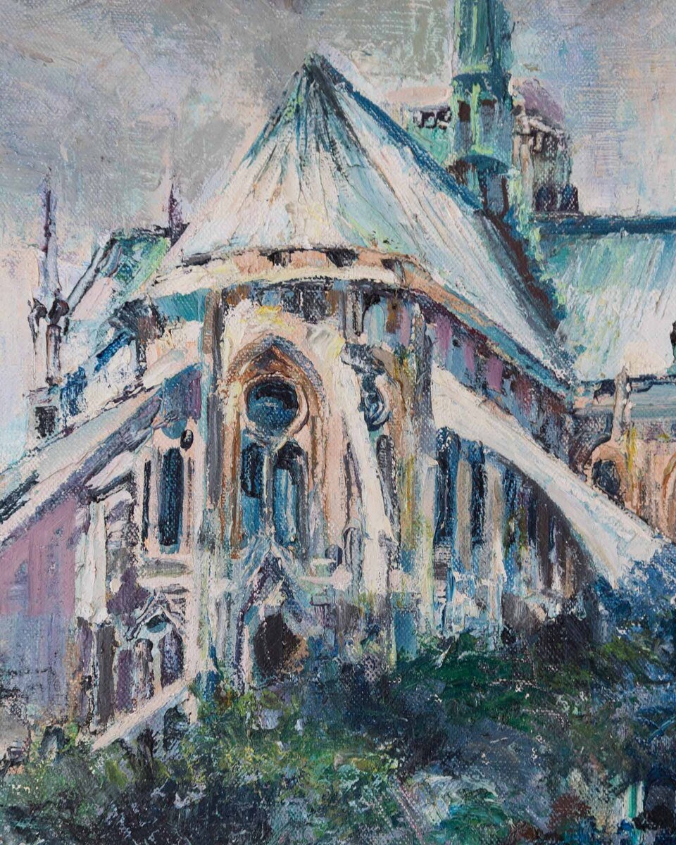 Paris Painting From The 60s - JAA