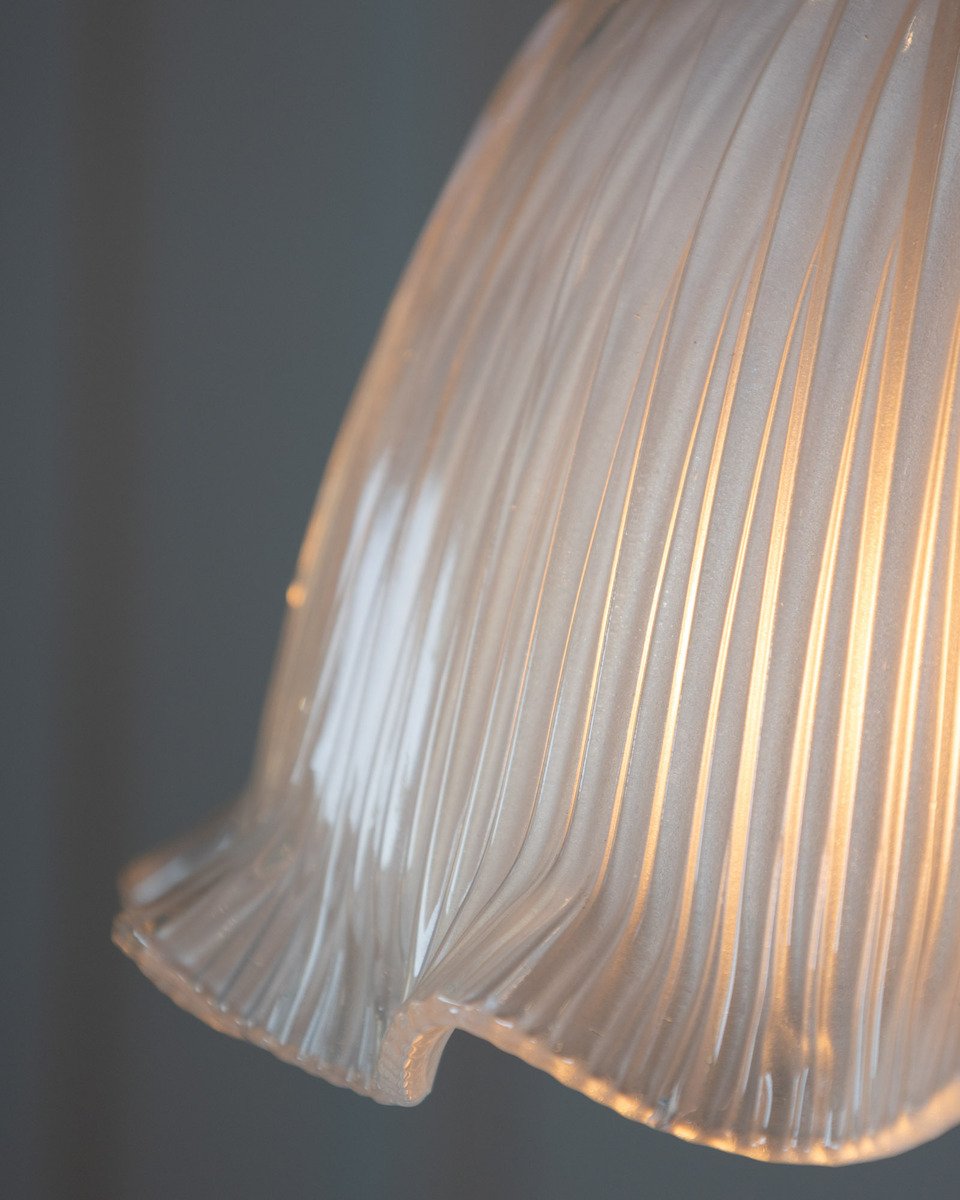 Pair of 20th Century Holophane Pendant Lights - JAA