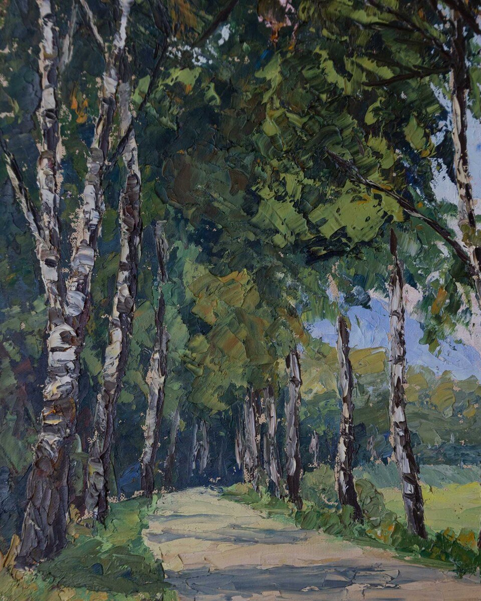 Poplars By Sohn Dated 1905 - JAA