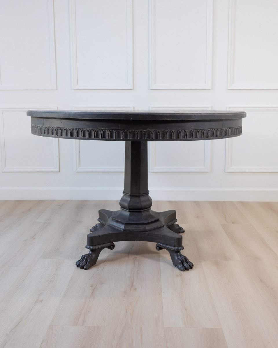 Swedish Round Center Table, circa 1840 - JAA