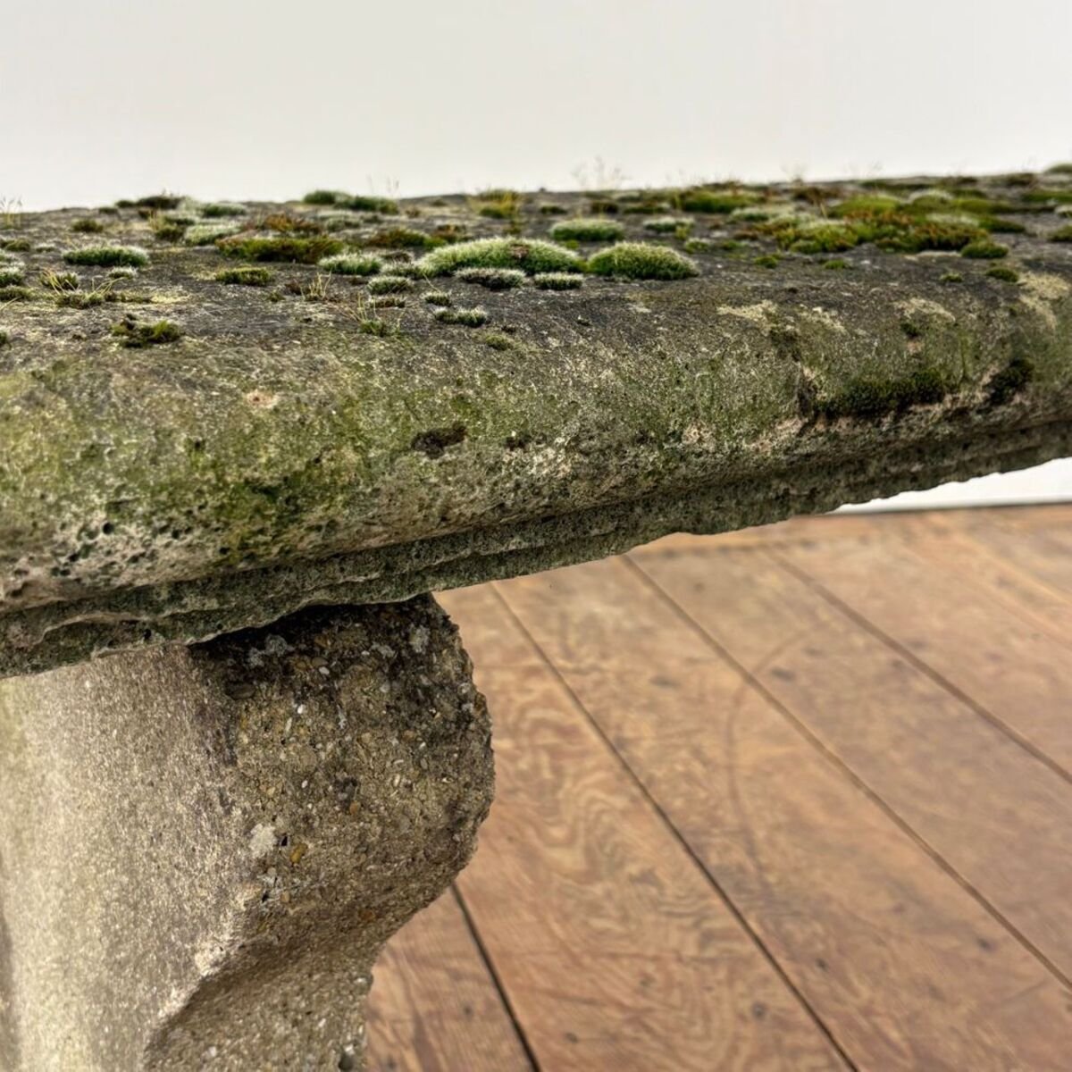 Early 20th Century French Reconstituted Stone Garden Bench - JAA